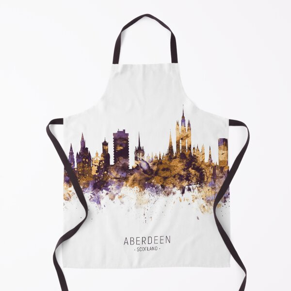 Item preview, Aberdeen Scotland Skyline designed and sold by ArtPrints.