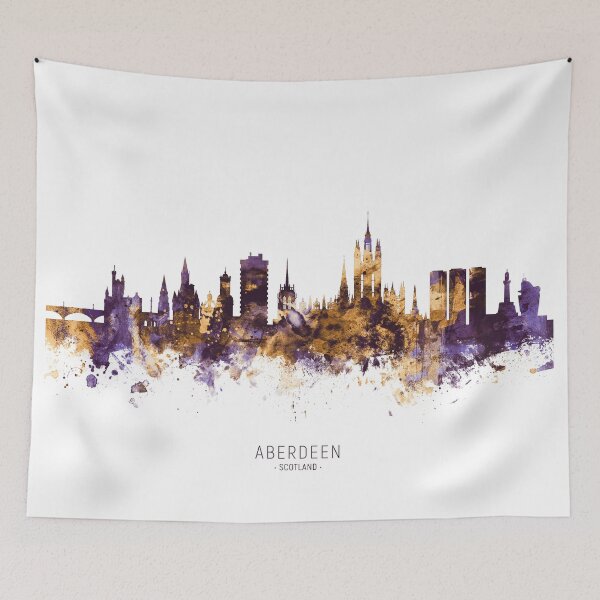 Artikelvorschau, Aberdeen Scotland Skyline entworfen und verkauft von ArtPrints.