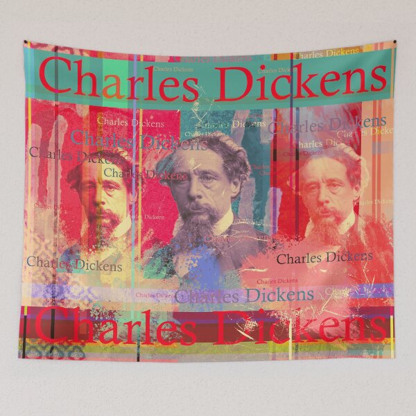 Item preview, Charles Dickens, aesthetic portrait, English writer designed and sold by Mauswohn.