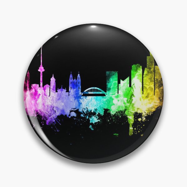 Item preview, Vilnius Lithuania Skyline designed and sold by ArtPrints.