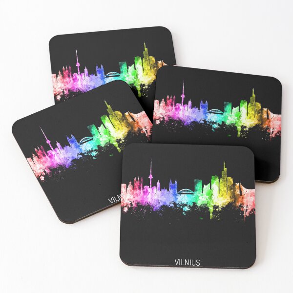 Item preview, Vilnius Lithuania Skyline designed and sold by ArtPrints.