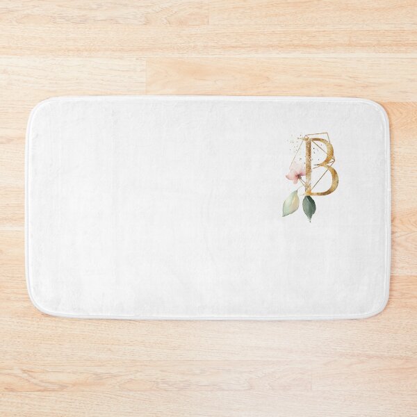 Item preview, Floral Geometric Polygon Monogram B designed and sold by junkydotcom.