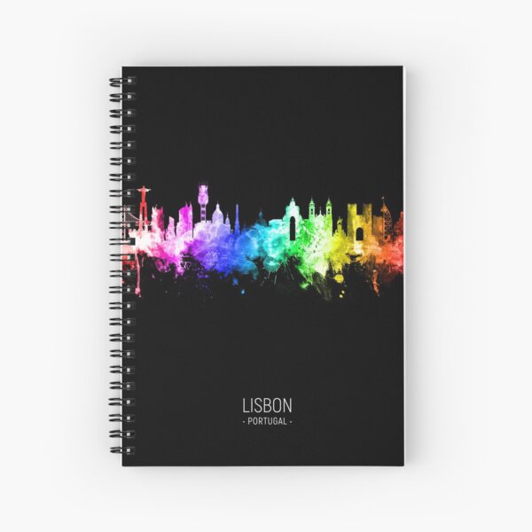 Aperçu de l'œuvre Lisbon Portugal Skyline créée et vendue par ArtPrints.