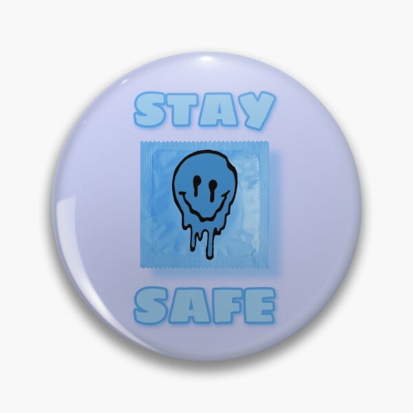 Item preview, Stay Safe (Blue) designed and sold by shadowlovr.