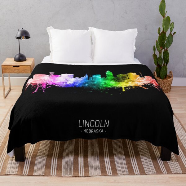 Item preview, Lincoln Nebraska Skyline designed and sold by ArtPrints.