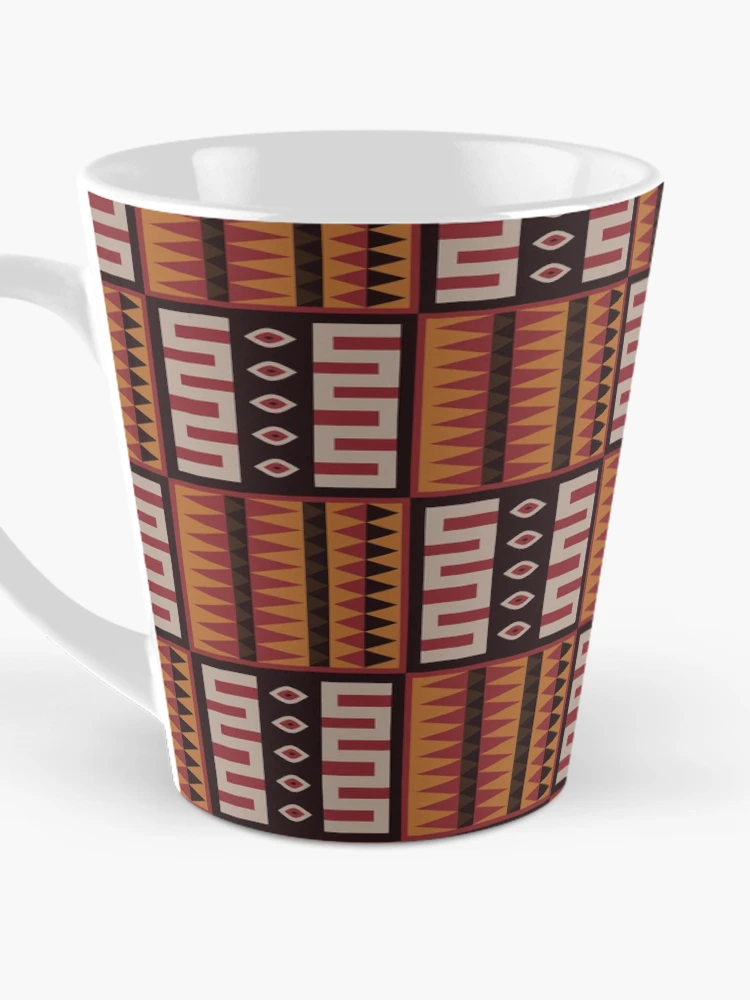 Thumbnail 3 of 4, Coffee Mug, Vintage Aztec Pattern designed and sold by hellcom.