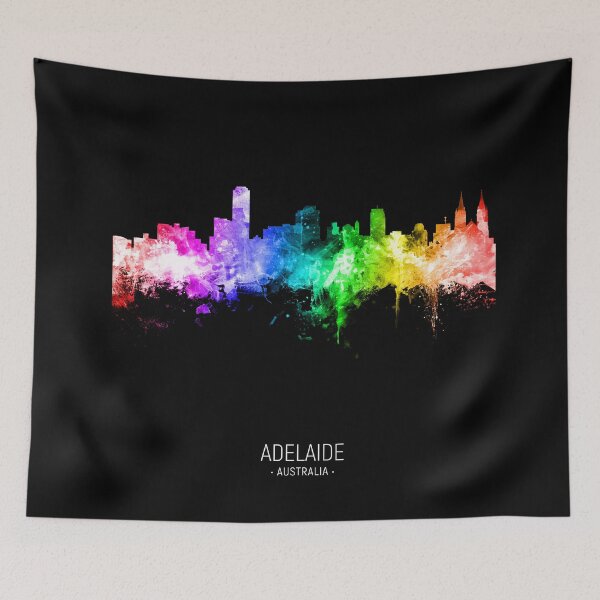 Item preview, Adelaide Australia Skyline designed and sold by ArtPrints.