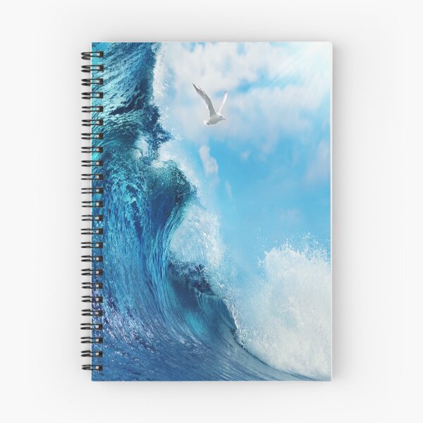 Item preview, Blue ocean waves and the tide Throw Pillow designed and sold by kingdom-designs.
