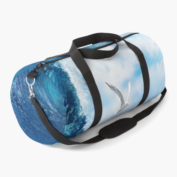 Item preview, Blue ocean waves and the tide Throw Pillow designed and sold by kingdom-designs.