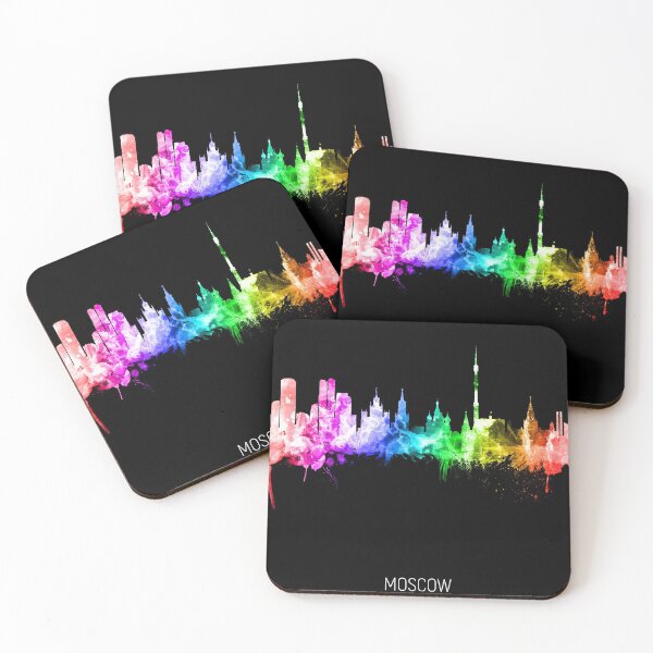 Artikelvorschau, Moskau, Russland Skyline entworfen und verkauft von ArtPrints.