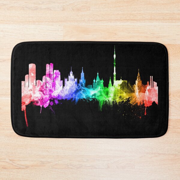 Artikelvorschau, Moskau, Russland Skyline entworfen und verkauft von ArtPrints.