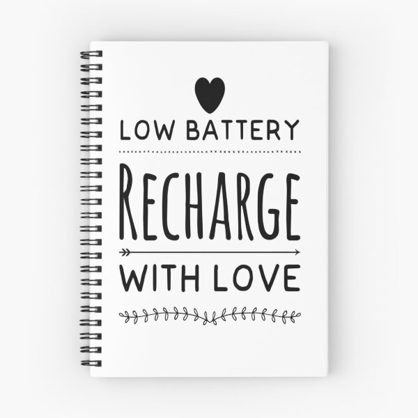 Item preview, Low Battery Recharge With Love designed and sold by SerenaBliss.
