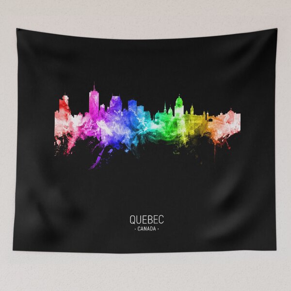Item preview, Quebec Canada Skyline designed and sold by ArtPrints.