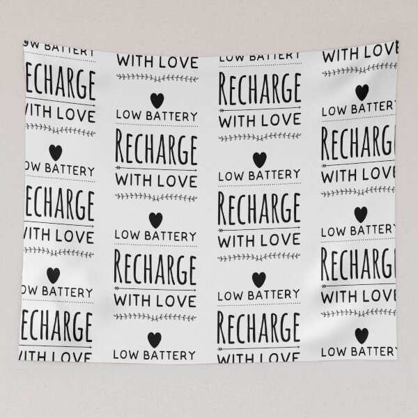 Item preview, Low Battery Recharge With Love designed and sold by SerenaBliss.