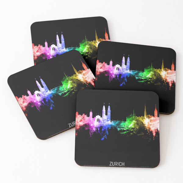 Item preview, Zurich Switzerland Skyline designed and sold by ArtPrints.