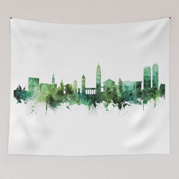 Item preview, Split Croatia Skyline designed and sold by ArtPrints.