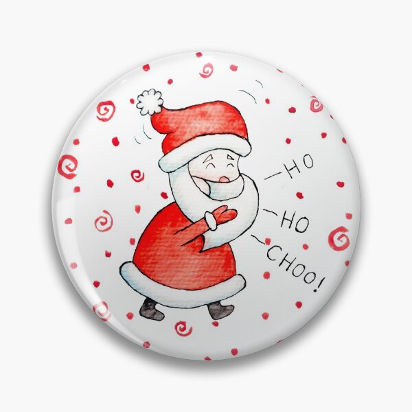 Item preview, Santa sneezing - Ho Ho Choo! - Covid Christmas 2020 designed and sold by GodaCic.