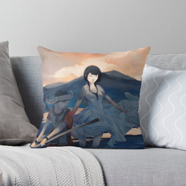 Ico and Yorda Throw Pillow