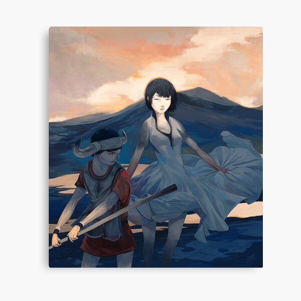 Ico and Yorda Canvas Print