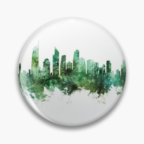 Item preview, Gold Coast Australia Skyline designed and sold by ArtPrints.