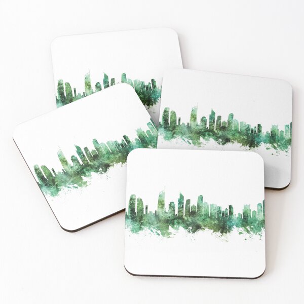 Item preview, Gold Coast Australia Skyline designed and sold by ArtPrints.