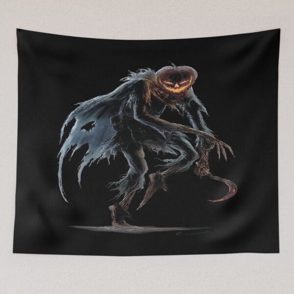 Item preview,  scarecrow halloween pupmkin head designed and sold by RB-Store.