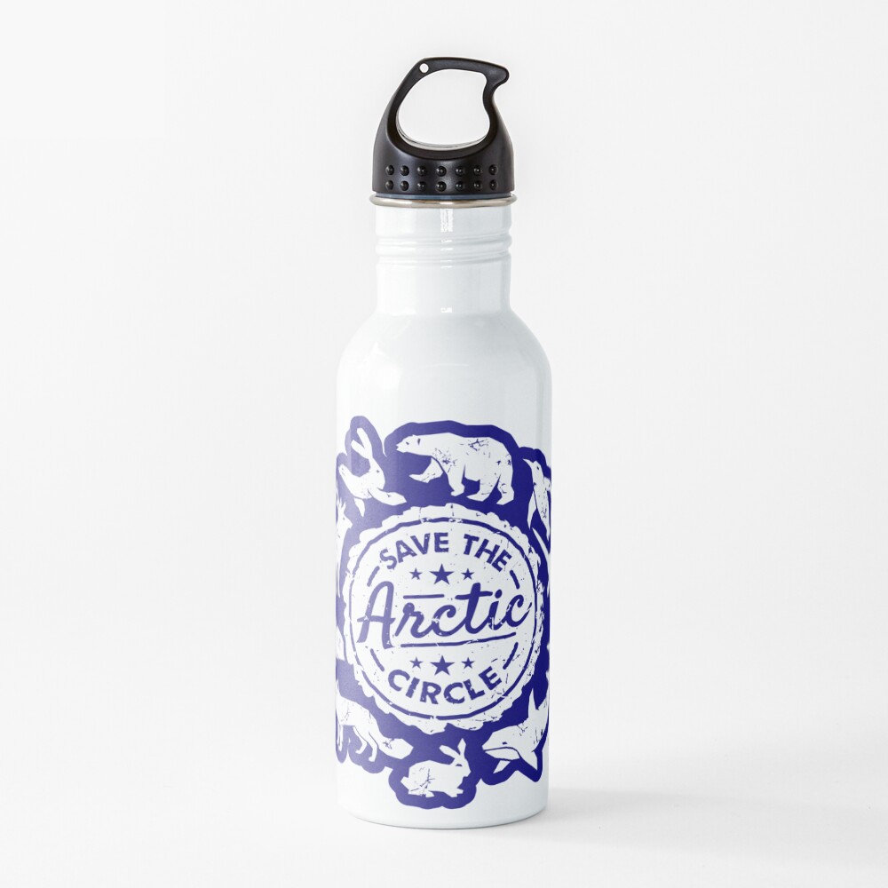 Arctic Animal Conservation - Save The Arctic Circle Water Bottle