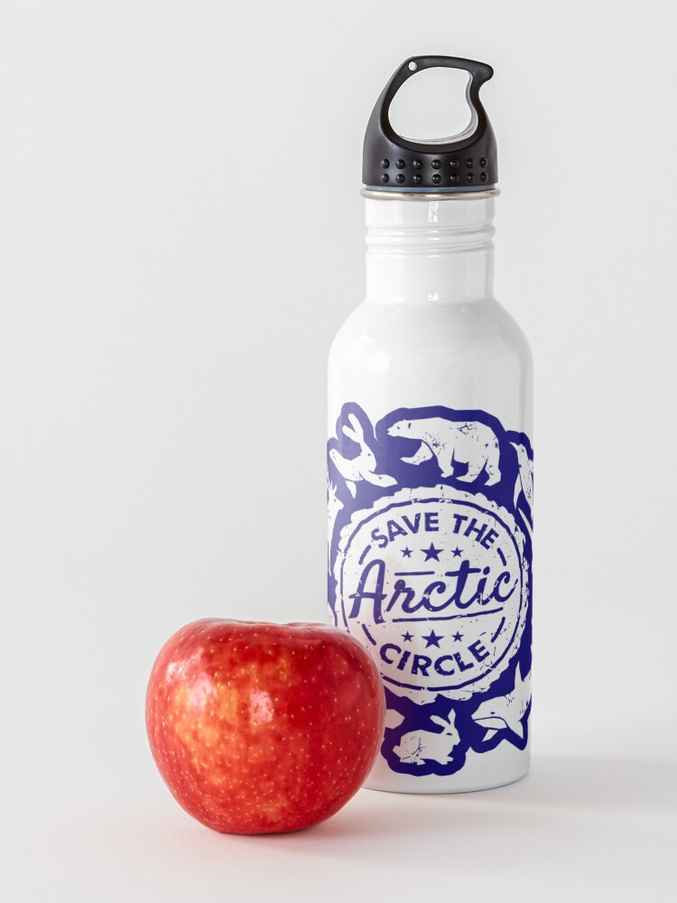 Alternate view of Arctic Animal Conservation - Save The Arctic Circle Water Bottle