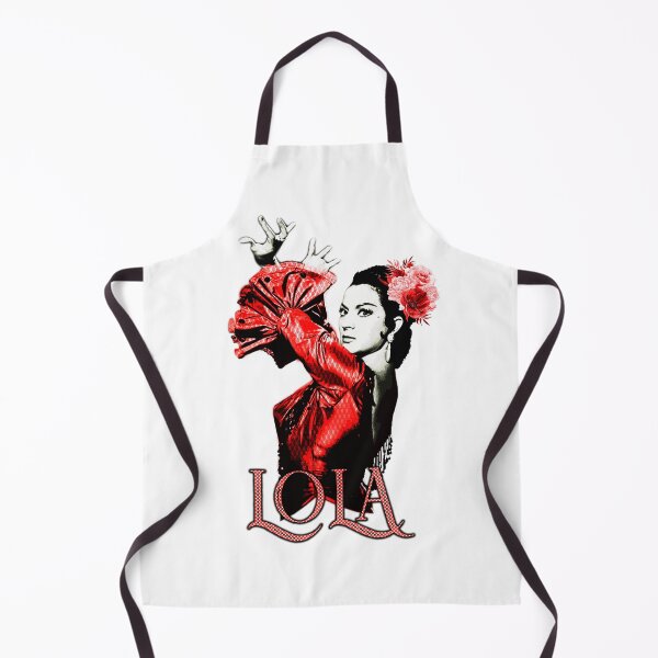 Vista previa del artículo con la obra «Lola Flores vestido rojo », diseñado y vendido por JmB Folkloricas.