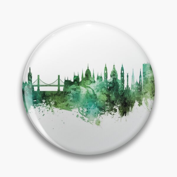 Item preview, Budapest Hungary Skyline designed and sold by ArtPrints.