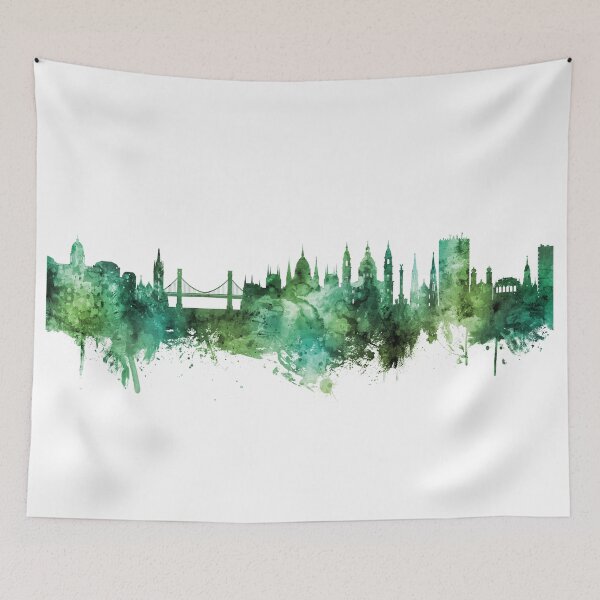 Item preview, Budapest Hungary Skyline designed and sold by ArtPrints.