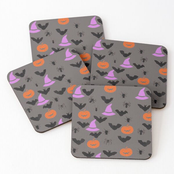 Item preview, Spooky Halloween Pattern - Dark Grey designed and sold by simpleones.