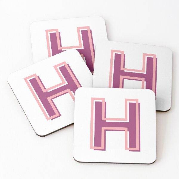 Item preview, pink and purple H letter designed and sold by charlyjovic.