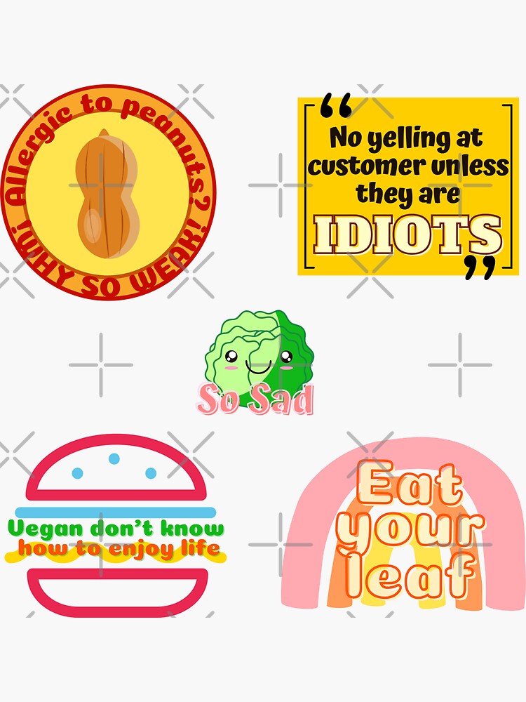 &quot;Uncle Roger Sticker Pack #3&quot; Sticker for Sale by memesbabe | Redbubble