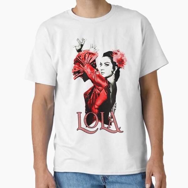 Vista previa del artículo con la obra «Lola Flores vestido rojo », diseñado y vendido por JmB Folkloricas.