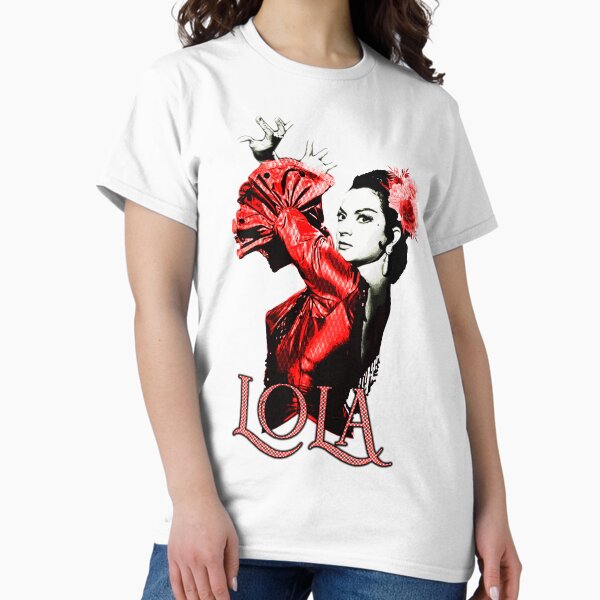 Vista previa del artículo con la obra «Lola Flores vestido rojo », diseñado y vendido por JmB Folkloricas.