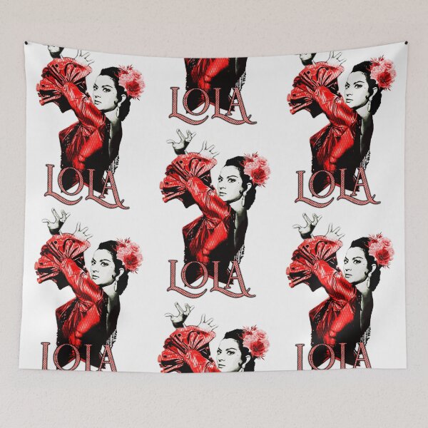 Item preview, Lola Flores red dress designed and sold by JmB Folkloricas.