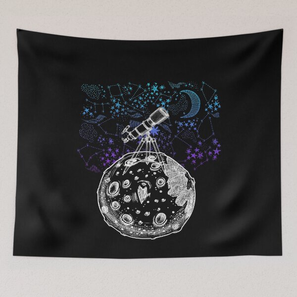 Item preview, Moon Galaxy Telescope Astronomy  designed and sold by bestshirtdesign.