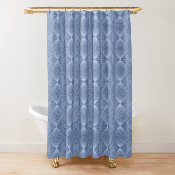 Delicate blue Shower Curtain