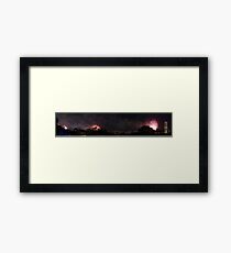 NYE Fireworks 3/5 Framed Print