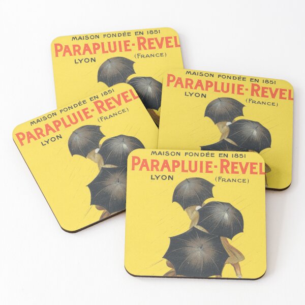Item preview, PARAPLUIE REVEL Umbrella France Manufacturer 1922 Vintage Advertisement Art designed and sold by retroposters.