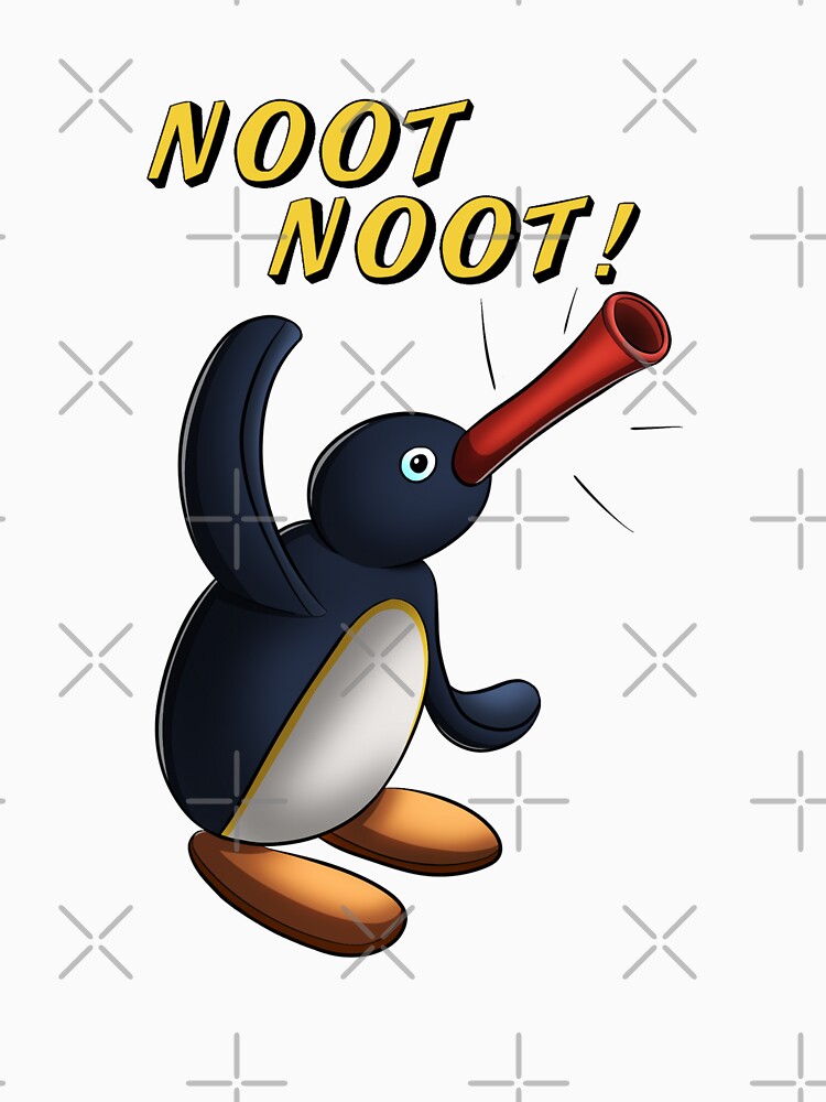 Imagen 7 de 7, Camiseta esencial con la obra Pingüino Noot Noot, diseñada y vendida por samer11.