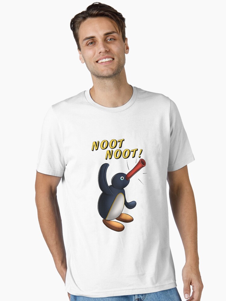 Imagen 1 de 7, Camiseta esencial con la obra Pingüino Noot Noot, diseñada y vendida por samer11.
