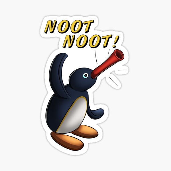 Vista previa del artículo con la obra «Pingüino Noot Noot», diseñado y vendido por samer11.