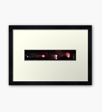 NYE Fireworks 4/5 Framed Print