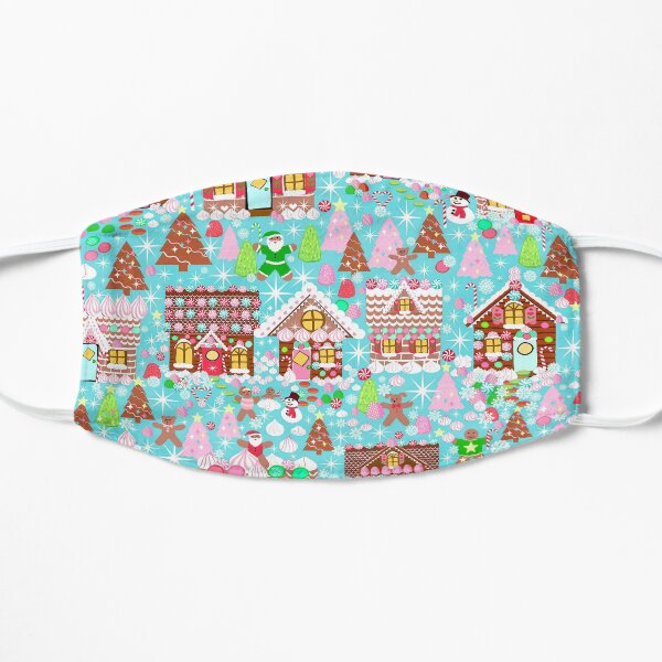 Christmas Gingerbread House, Holiday Village Small Mask
