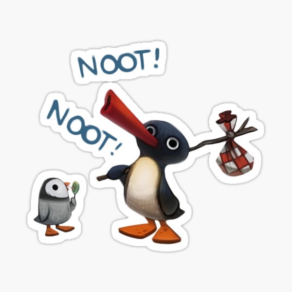 Vista previa del artículo con la obra «Pingüino Noot Noot», diseñado y vendido por samer11.