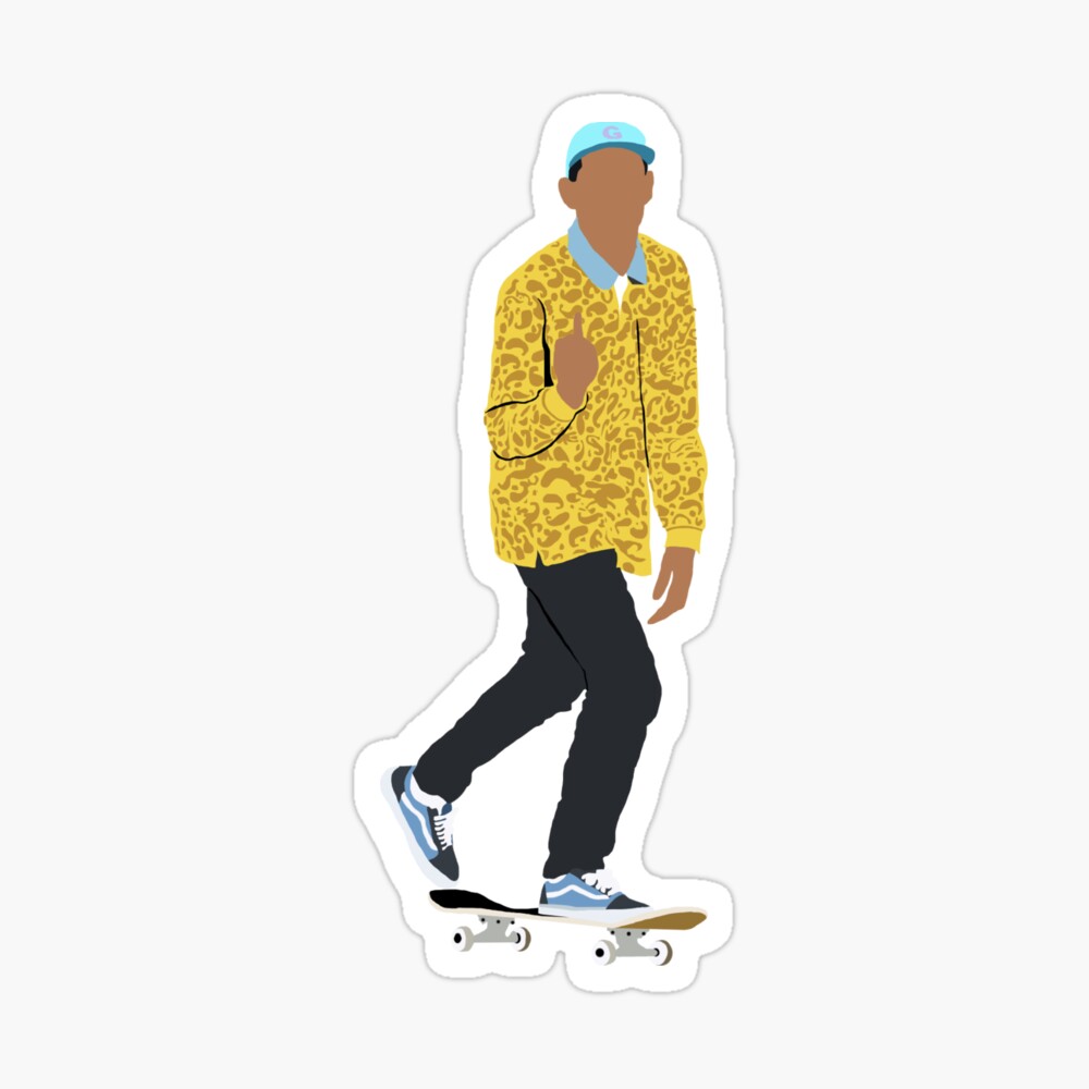 Tyler the Creator Skating | Sticker
