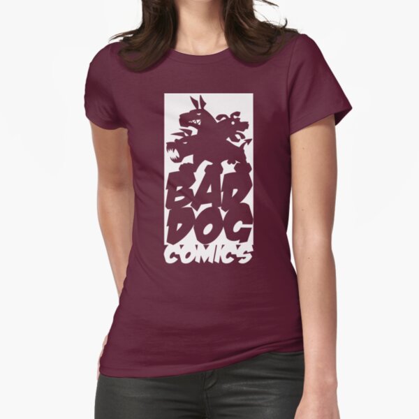 Bad Dog Comics Fitted T-Shirt