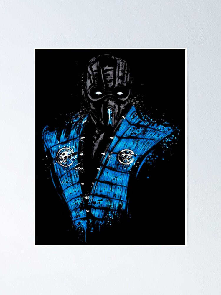 Mortal Kombat Subzero Art Poster for Sale by Shinobi23